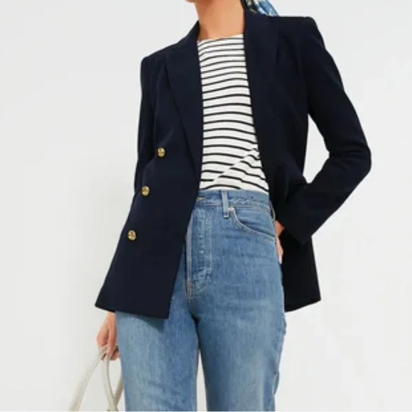 Tuckernuck Navy Diana Blazer - Picture 2 of 10